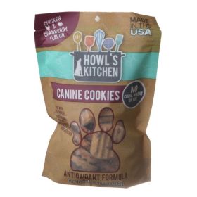 Howl's Kitchen Canine Cookies Antioxidant Formula - Chicken & Cranberry Flavor - 10 oz